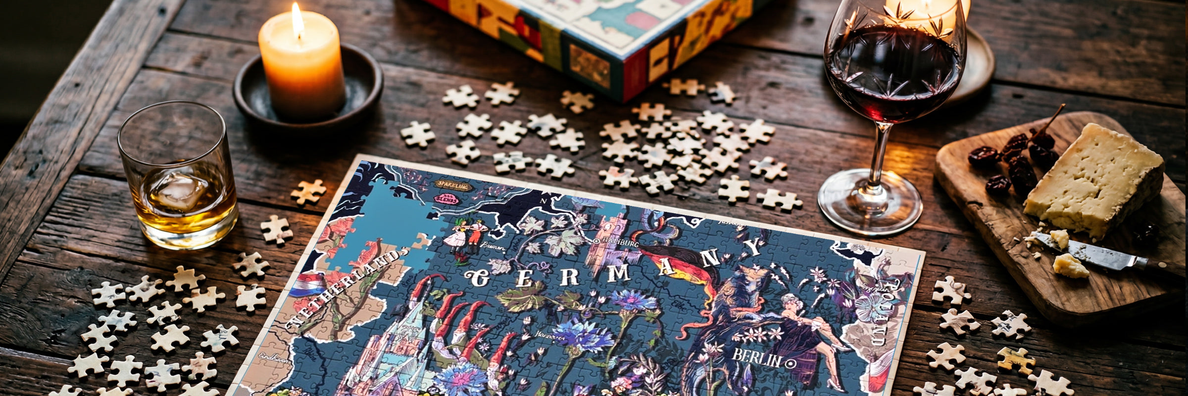 Puzzles und Poster für Genießer
