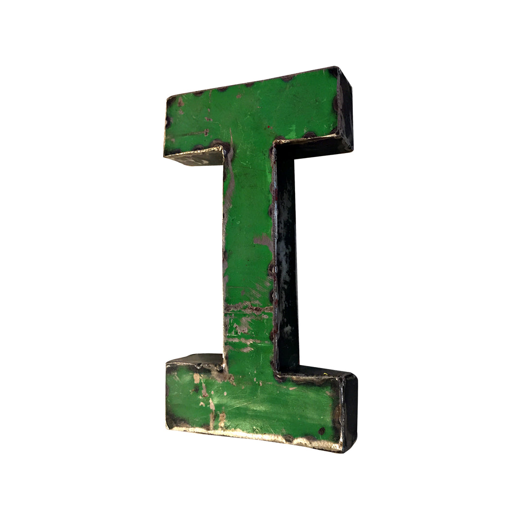 Kleiner Buchstabe aus Upcycled Metall - A bis Z