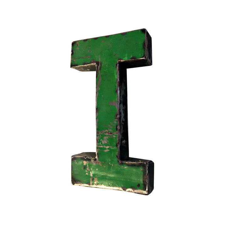 Kleiner Buchstabe aus Upcycled Metall - A bis Z