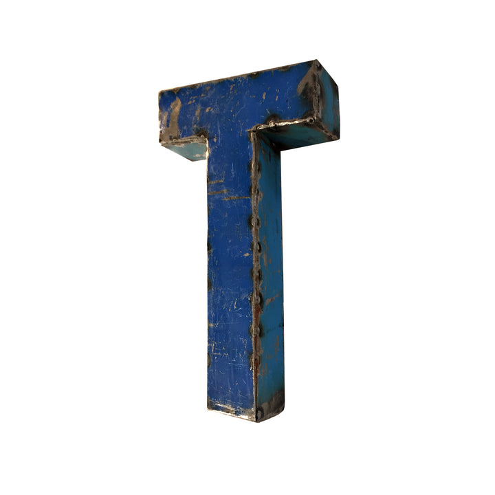 Kleiner Buchstabe aus Upcycled Metall - A bis Z