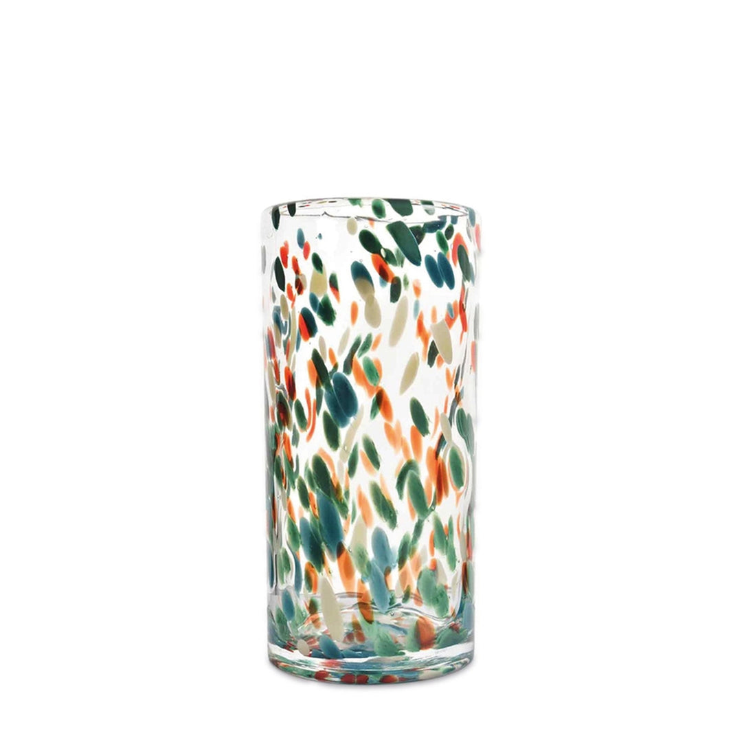 Vase mit buntem, gepunktetem Muster – Vandeley Berlin