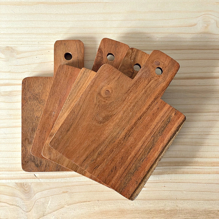 Satz Von 4 Holzbrettchen