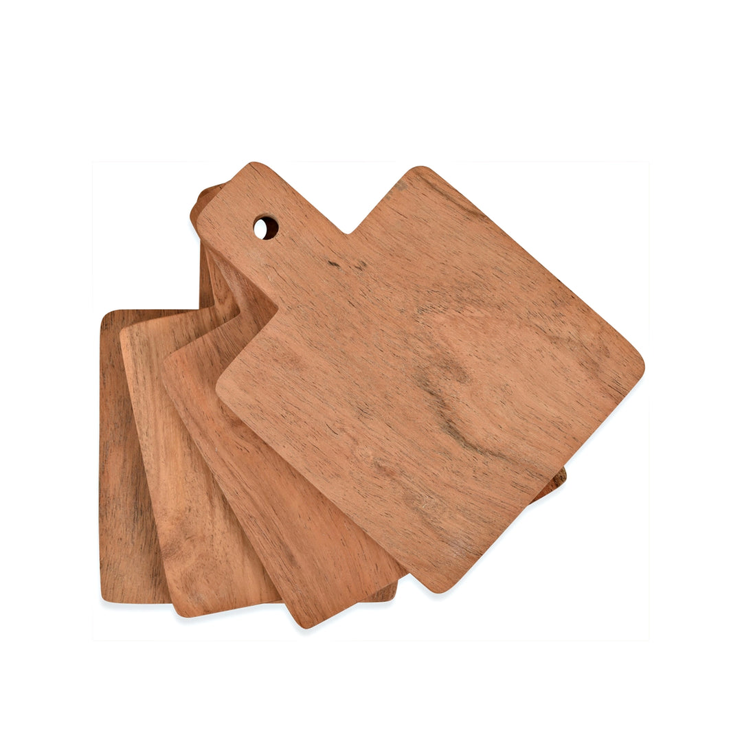 Satz Von 4 Holzbrettchen