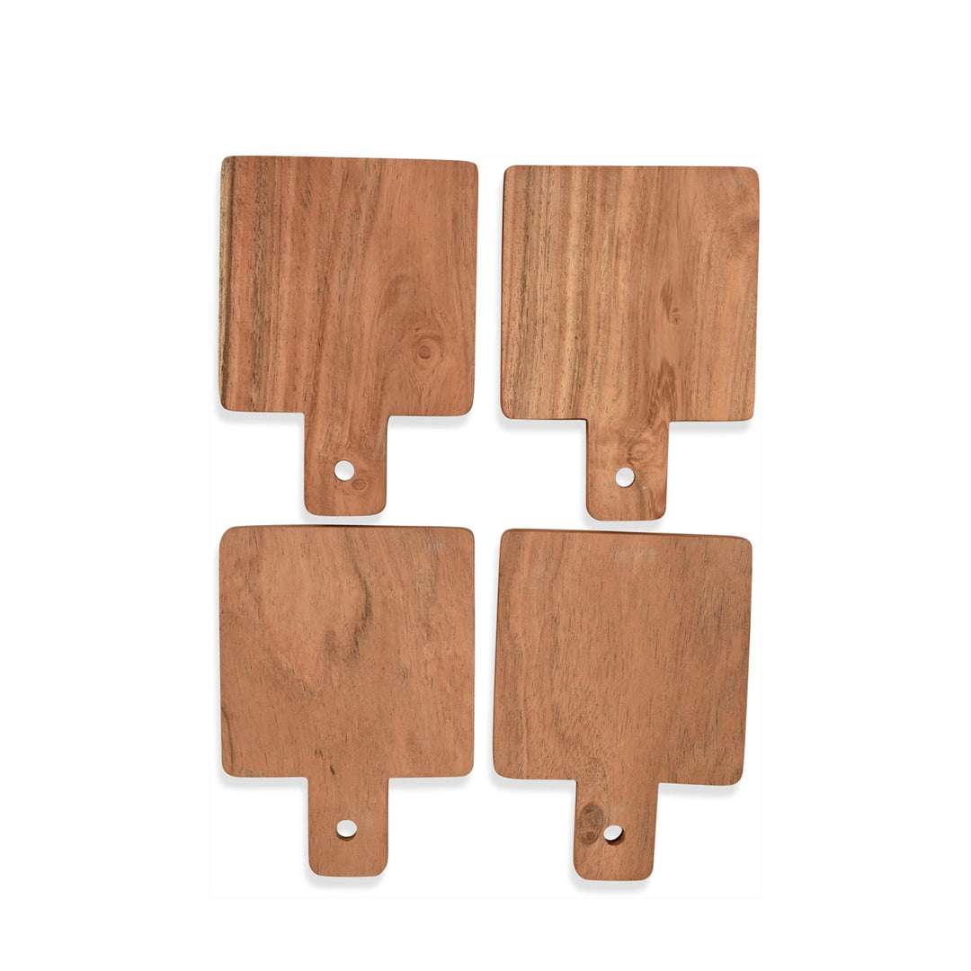 Satz Von 4 Holzbrettchen