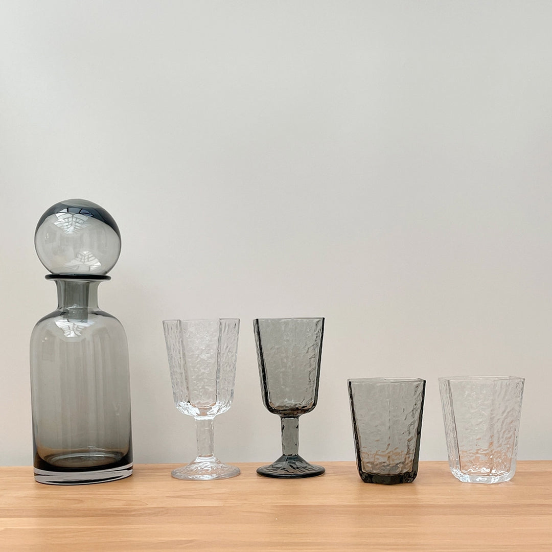 Stielglas "Rocky" - Transparent