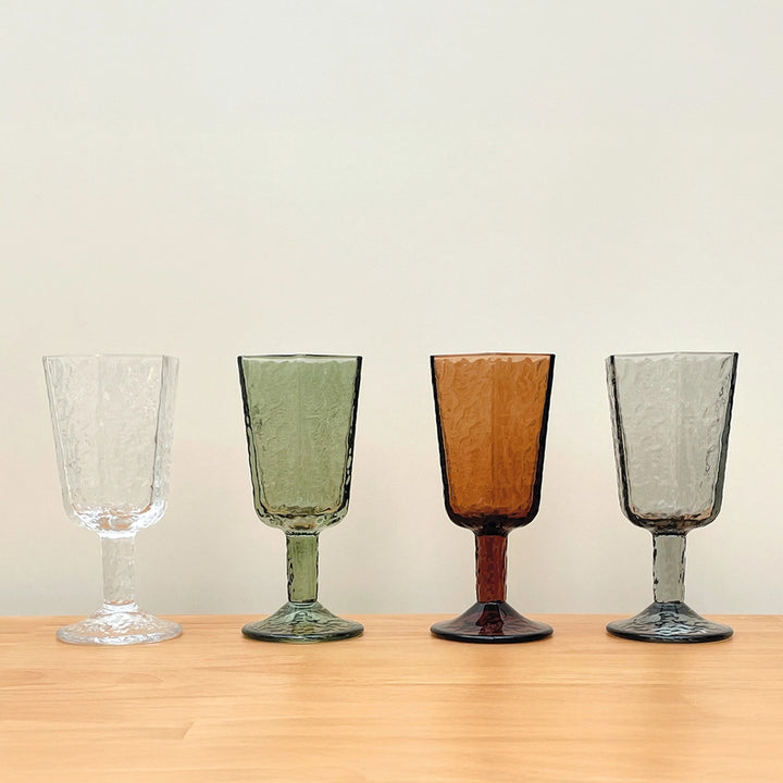 Stielglas "Rocky" - Grün