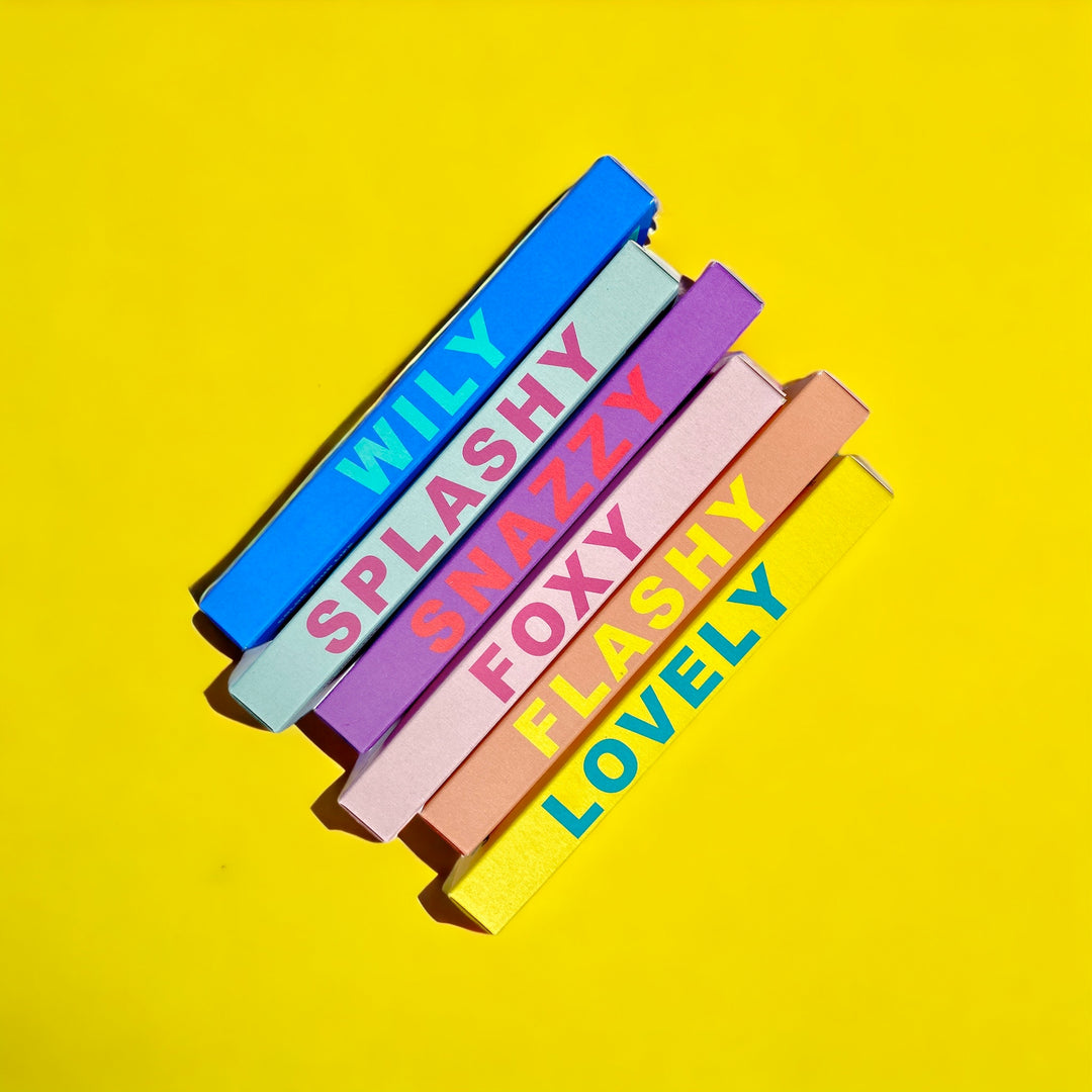 Rainbow Studio "Flashy" – Handgetauchte Neon-Dinnerkerzen Im 2er-Set