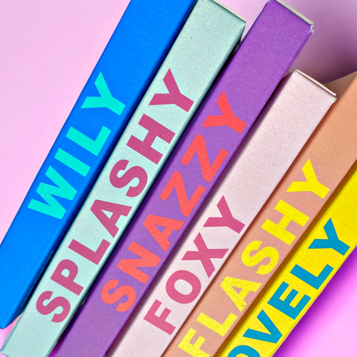 Rainbow Studio "Flashy" – Handgetauchte Neon-Dinnerkerzen Im 2er-Set