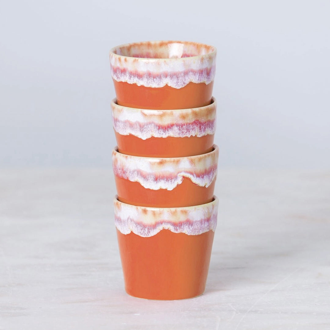 Kaffeetasse "Lungo"  - Orange