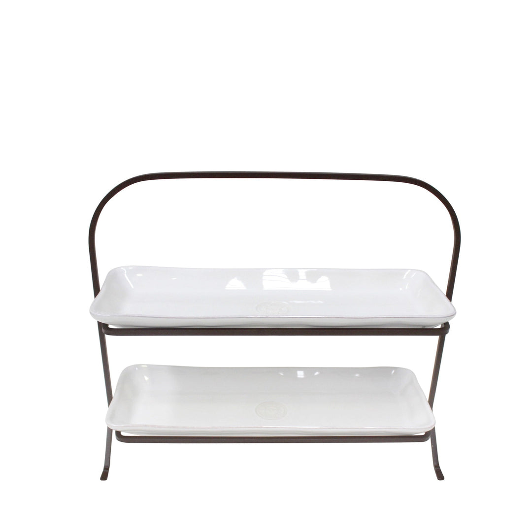 2-stufige Etagère mit Metallgestell – Vandeley Berlin