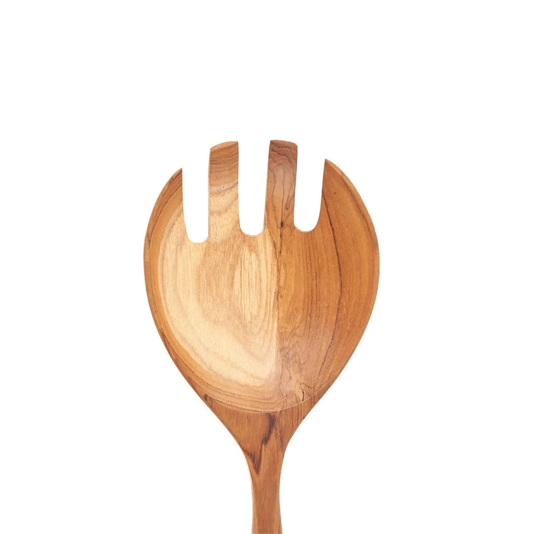 Salatlöffel aus Holz mit Kordel