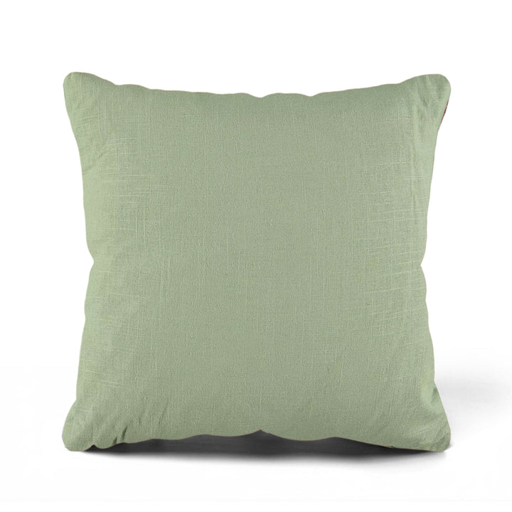 Quadratisches Kuschelkissen (50 x 50 cm) aus 55% Leinen/ 45% Viskose – erhältlich in 4 Farben.