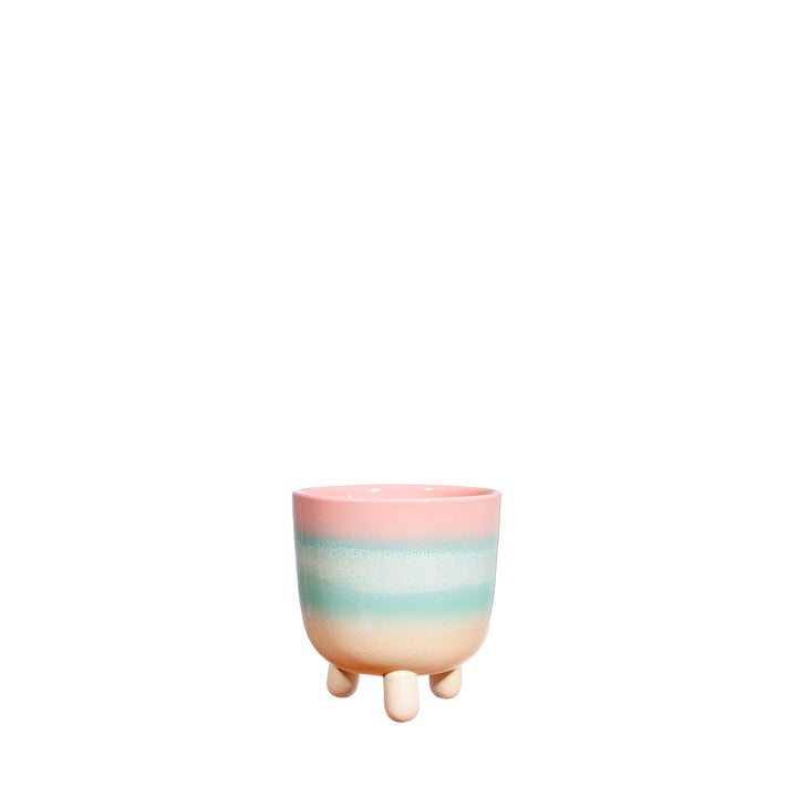 Kleiner Leggy-Planter in Pastell-Ombre