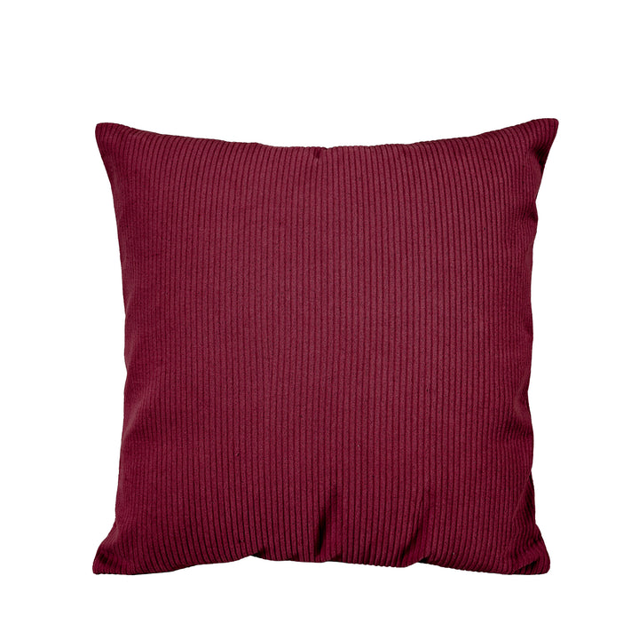 Kordkissen 50 x 50 cm aus Baumwolle mit Federfüllung - 17 Farben