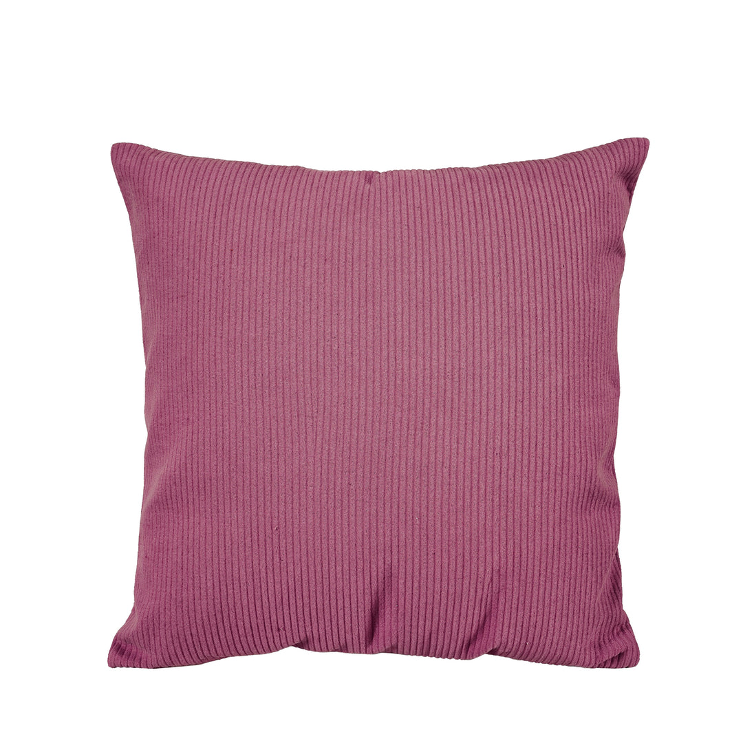 Kordkissen 50 x 50 cm aus Baumwolle mit Federfüllung - 17 Farben