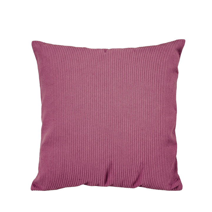 Kordkissen 50 x 50 cm aus Baumwolle mit Federfüllung - 17 Farben