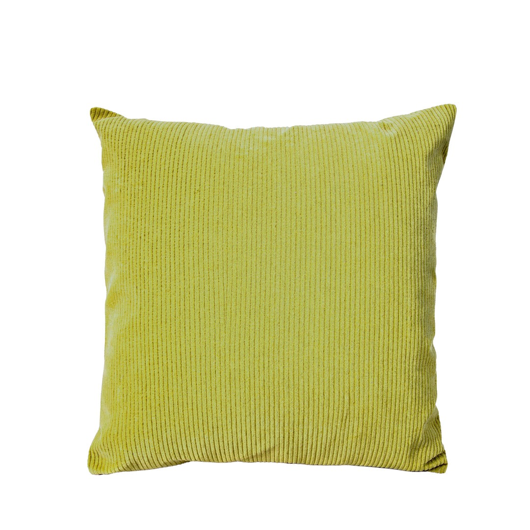 Kordkissen 50 x 50 cm aus Baumwolle mit Federfüllung - 17 Farben