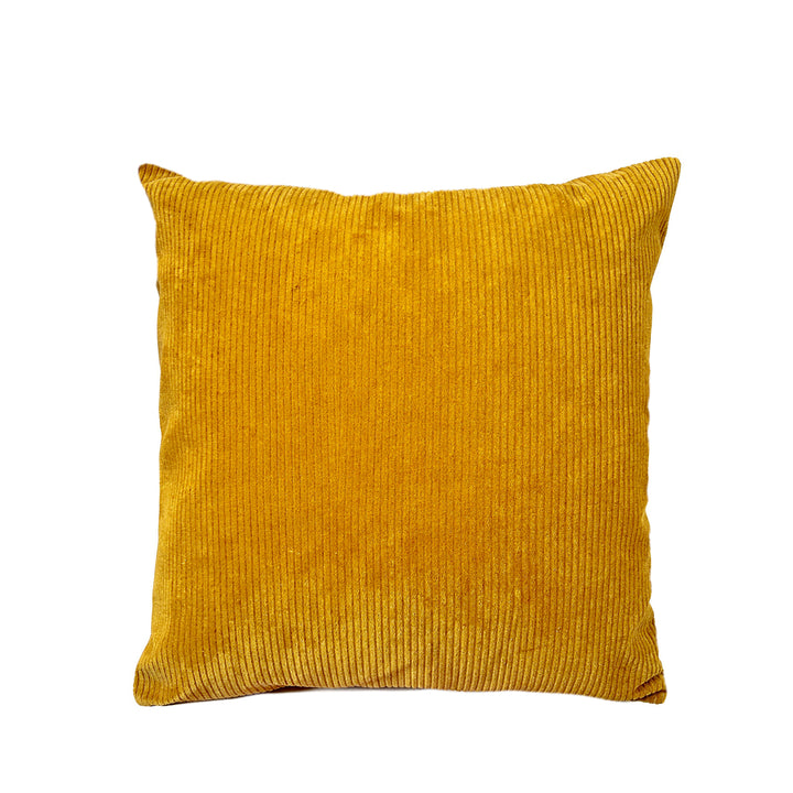 Kordkissen 50 x 50 cm aus Baumwolle mit Federfüllung - 17 Farben
