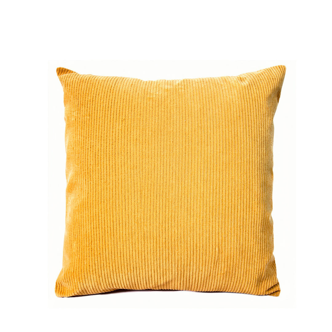 Kordkissen 50 x 50 cm aus Baumwolle mit Federfüllung - 17 Farben