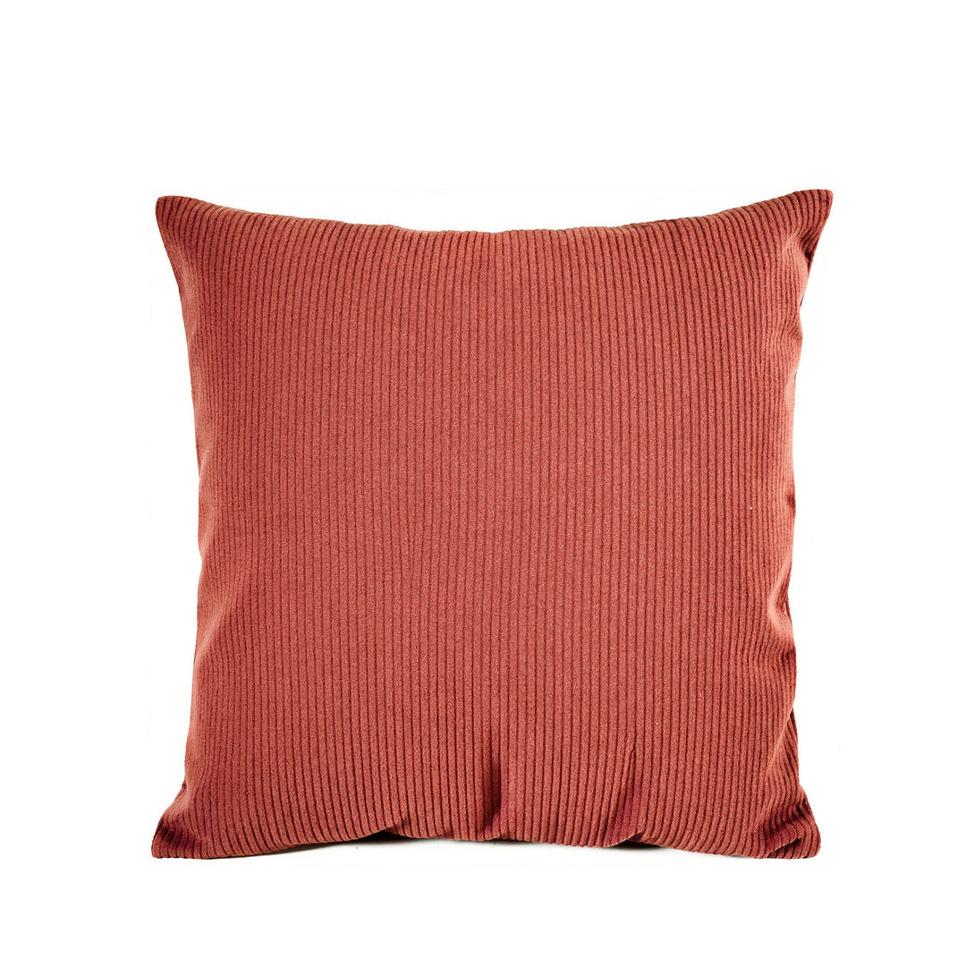 Kordkissen 50 x 50 cm aus Baumwolle mit Federfüllung - 17 Farben