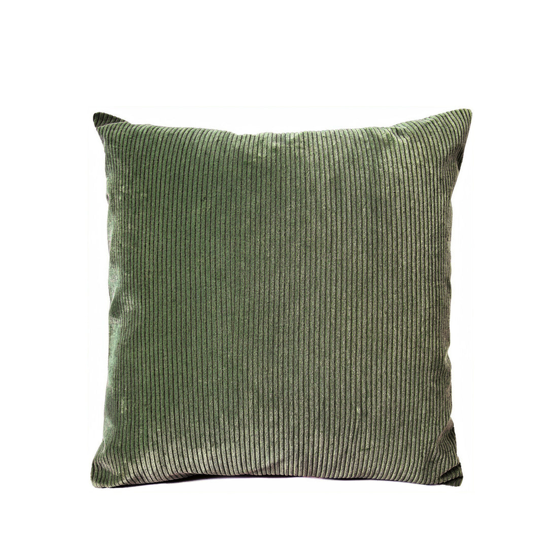 Kordkissen 50 x 50 cm aus Baumwolle mit Federfüllung - 17 Farben