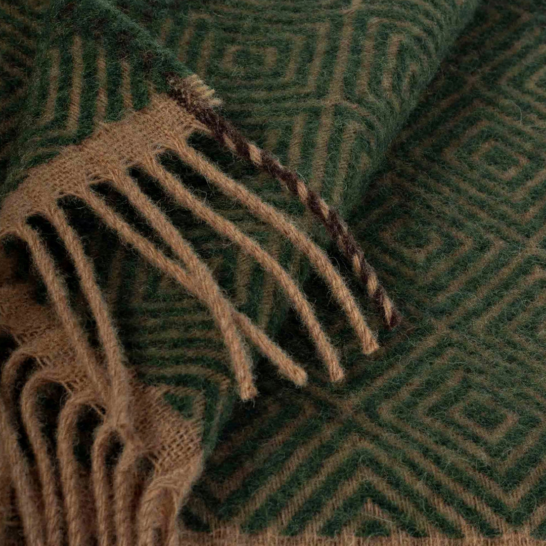 Venezia-Überwurf - Blattgrün - 200 x 140 cm