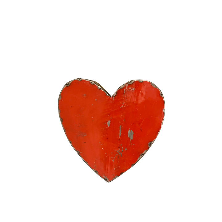 Herz aus Upcycled Metall