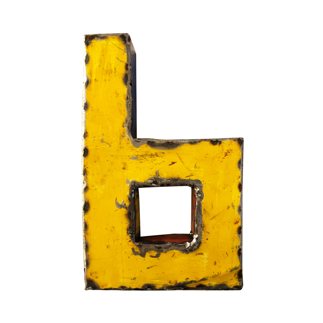 Kleine Zahl aus Upcycled Metall - 0 bis 9