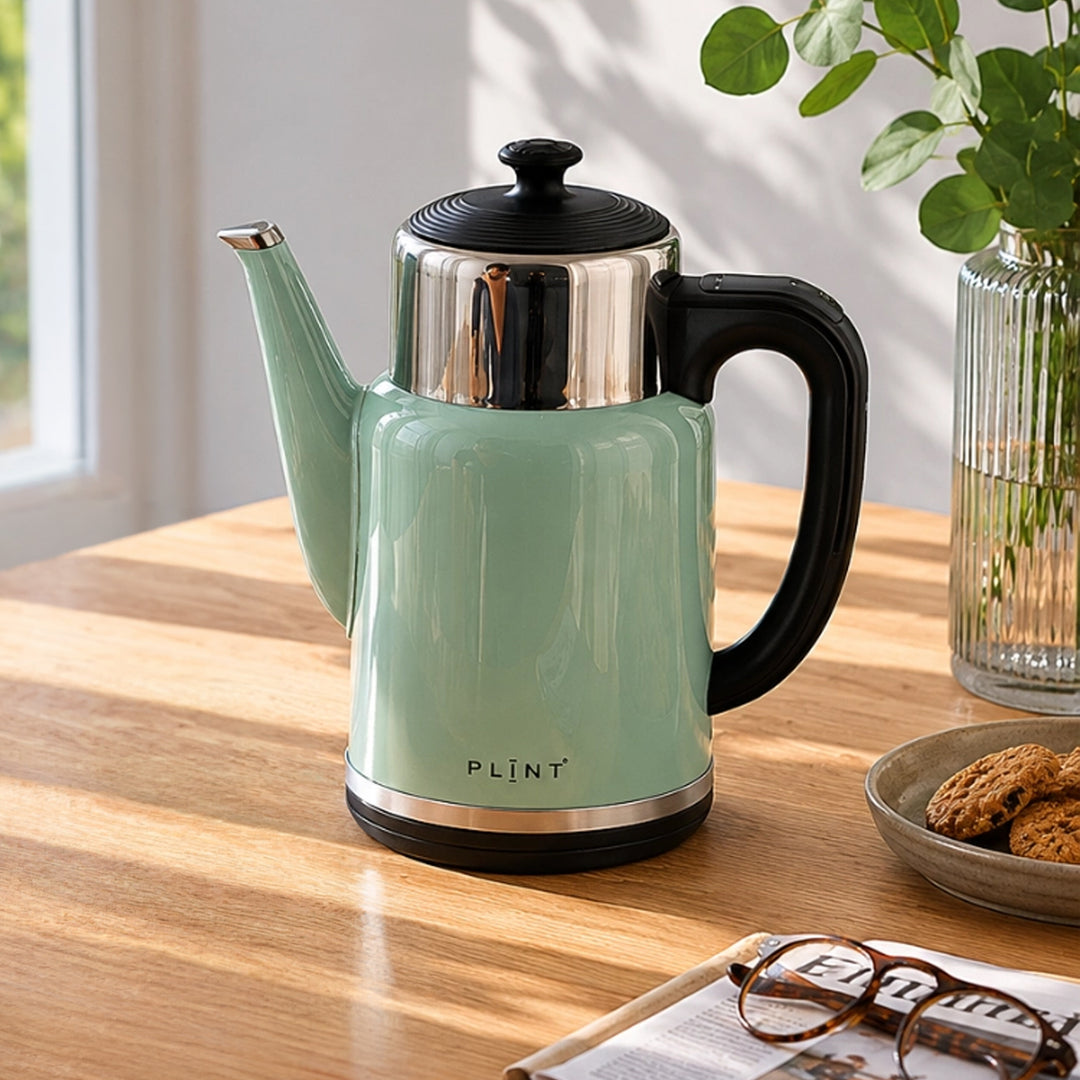 Doppelwandiger Wasserkocher aus Edelstahl – 1,7 l - Mintgrün