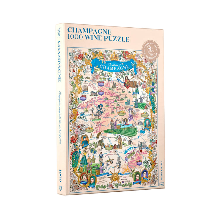 Wein Puzzle - Champagner