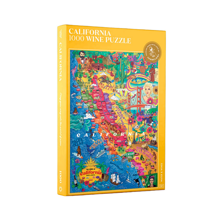 Wein Puzzle - Weinregion Kalifornien