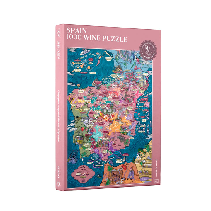 Wein Puzzle - Weinregion Spanien