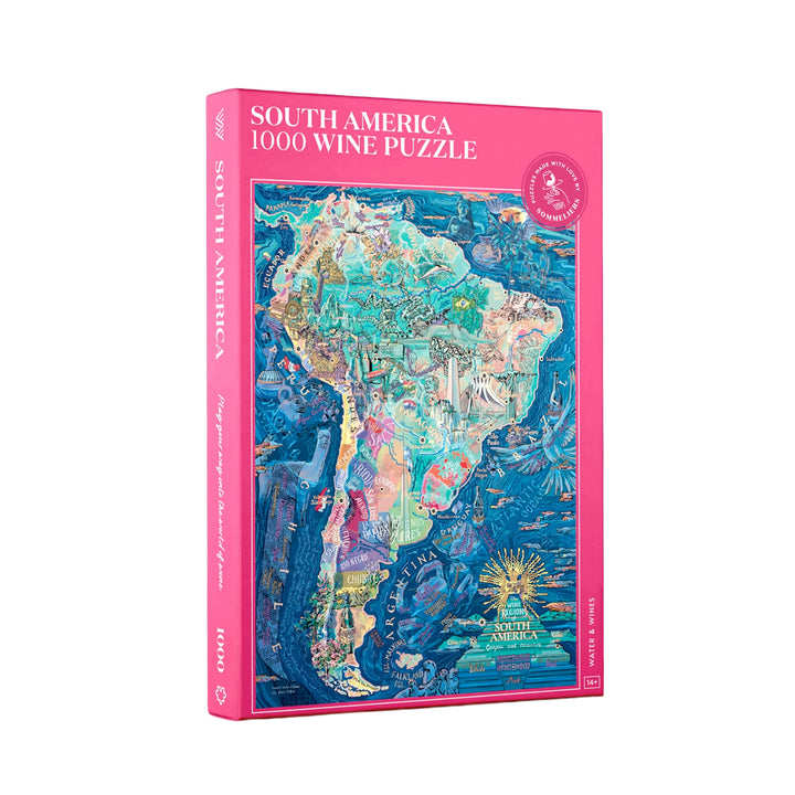 Wein Puzzle - Weinregion Südamerika