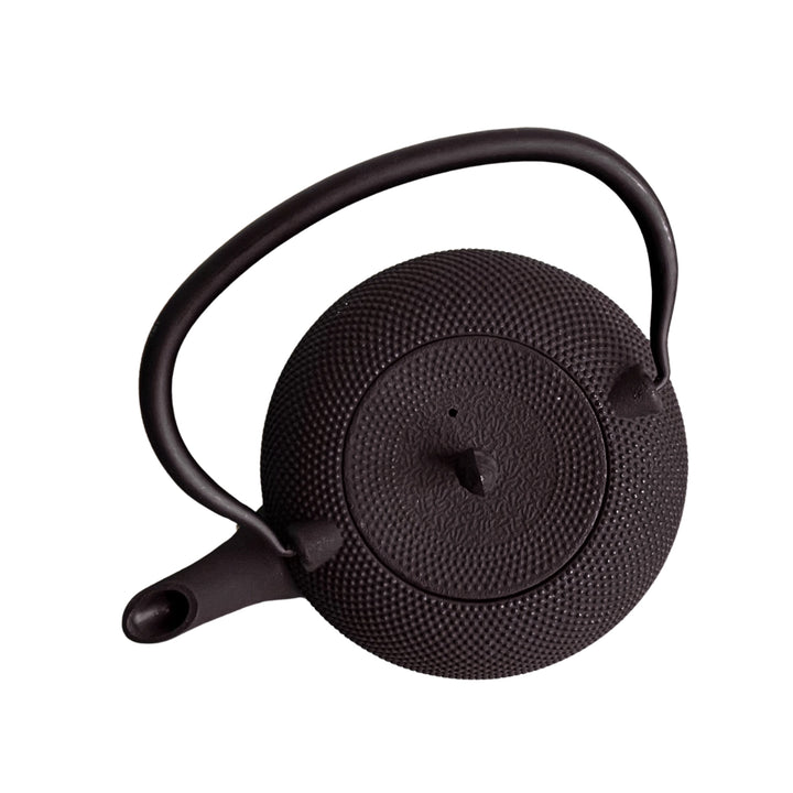 Gusseiserne Teekanne mit Edelstahl-Sieb – Schwarz, 1,8 Liter