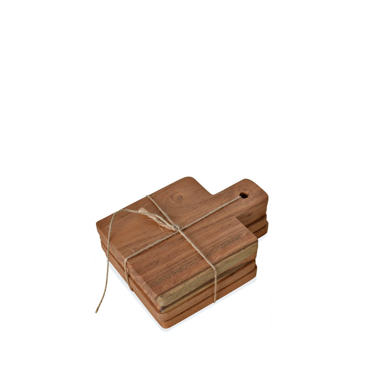 Satz Von 4 Holzbrettchen